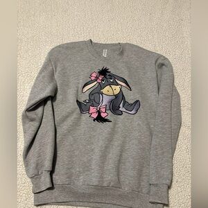 Eeyore Embroidered Sweatshirt Medium